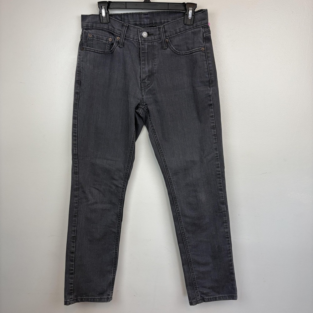 Levi's 541 Jeans Mens 30x30 Gray Athletic Taper Stretch Denim‎ Pants Casual